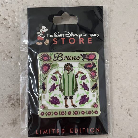 Disney 2025 Destination D23 TWDCS DEC LE 300 Encanto Tile Pin Bruno Madrigal - Picture 1 of 2